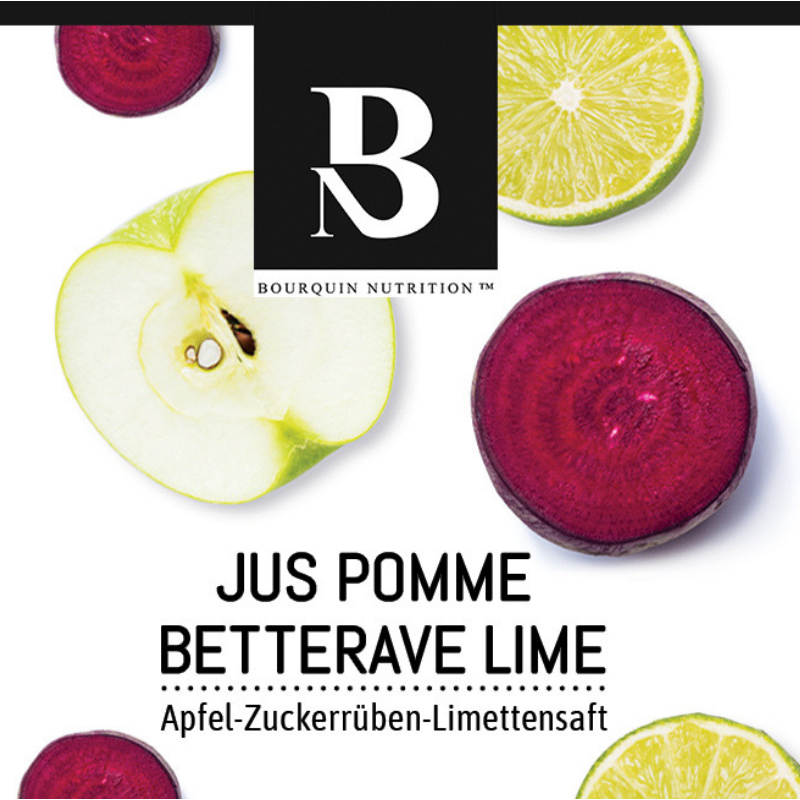 Jus Pomme-Betterave-Lime – Suisse – BN Nutrition