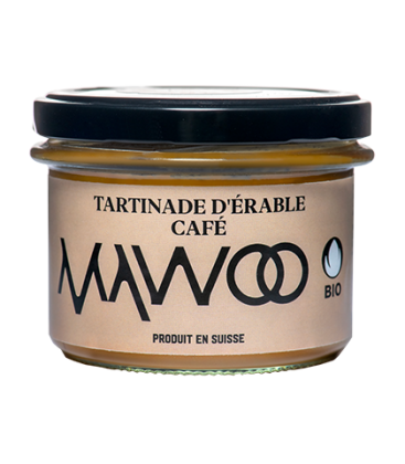 Tartinade - Pâte à tartiner à l'érable et café bio bourgeon